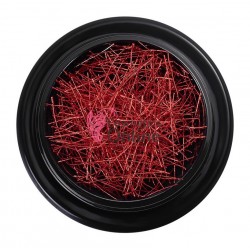 Fire din matase subtiri pentru decor unghii LSM11 Red